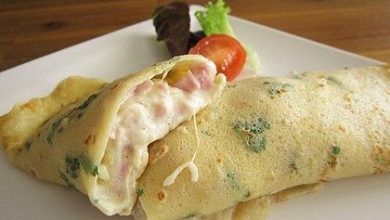 Photo of Pfannkuchen mit Schinken & Käse