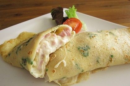 Photo of Pfannkuchen mit Schinken & Käse