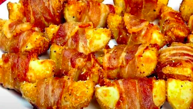 Photo of Eingewickelte Kartoffeln Mit Speck