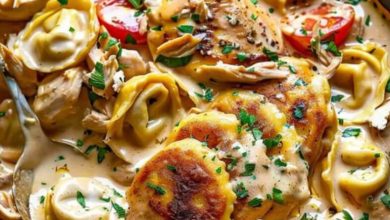 Photo of Cremige Tortellini in Hähnchen