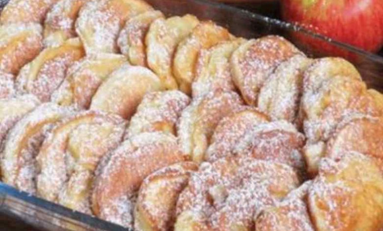 Photo of Apfelringe mit Joghurt