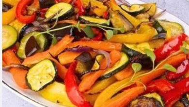 Photo of Gebackenes Gemüse aus dem Backofen