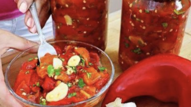 Photo of Paprika eingelegt mit Knoblauch