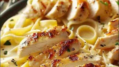 Photo of Fettuccine Alfredo mit Hähnchen