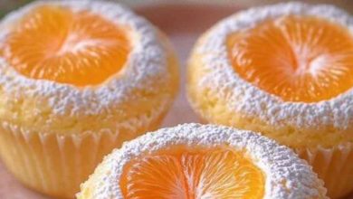 Photo of Käsekuchen Muffins mit Mandarinen