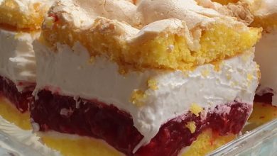 Photo of Die Baiser-Kirsch-Torte „Himmel und Hölle“ Rezept