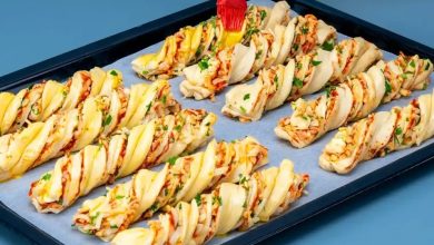Photo of Blätterteig-Schinken-Käse-Stangen: Sie brauchen nur 4 Zutaten
