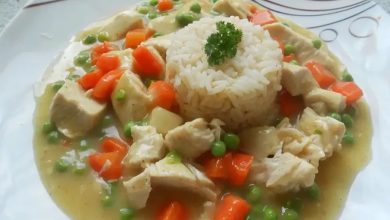 Photo of Schnelles Hühnerfrikassee Rezept