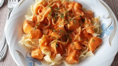 Photo of Lachs-Sahnesoße zu Nudeln Rezept