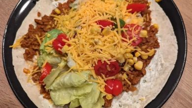Photo of Die leckerste Wrap Füllung mit Hackfleisch
