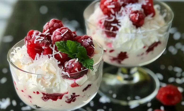 Photo of Raffaello Himbeer Dessert Rezept