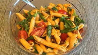 Photo of Italienischer Nudelsalat mit Pesto