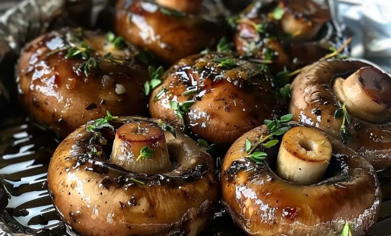 Photo of Marinierte Champignons vom Grill