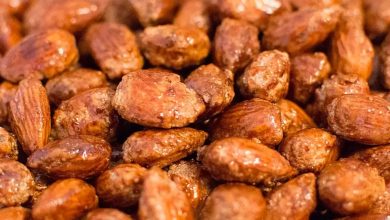 Photo of Gebrannte Mandeln mit wenig Zucker