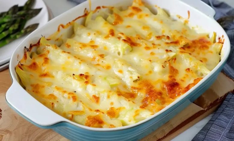 Photo of Spargelauflauf Rezept aus rohem Spargel