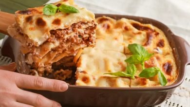 Photo of Béchamel-Hackfleisch-Lasagne Rezept