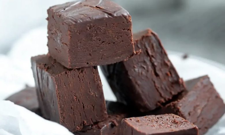 Photo of 2-Zutaten Schokoladen Fudge Rezept