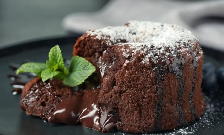 Photo of Schokokuchen mit flüssigem Kern Rezept